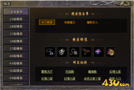 原始传奇精英BOSS